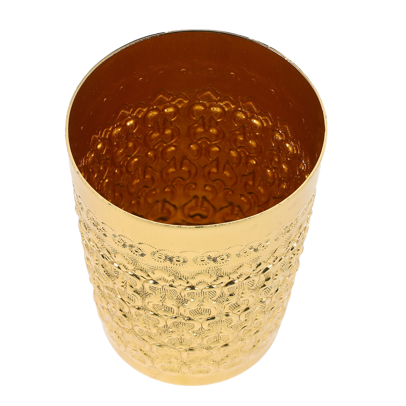 Coffee Tea Thai - แก้วโลหะสไตล์ไทยวินเทจ น้ำหนักเบา เก็บความร้อน-เย็นได้ เหมาะสำหรับการเดินทาง ปิกนิกกลางแจ้ง แคมป์ปิ้ง