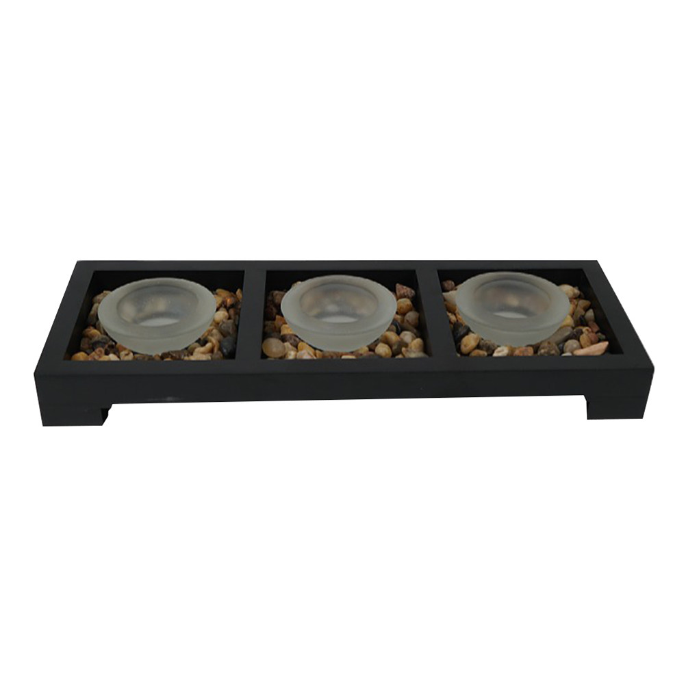 Coffee Tea Holders - 1 ชุดที่วางแก้วน้ำชาแก้ว รูปลักษณ์แบบฝ้า ถาดทรงมั่นคง สไตล์โมเดิร์น สำหรับห้องนั่งเล่น