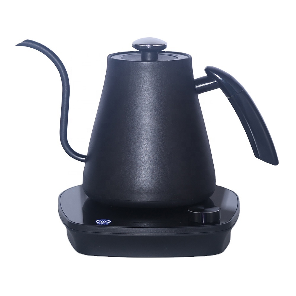 Tea And Coffee Kettle - กาต้มน้ำไฟฟ้าลายไม้แบบคอห่าน พร้อมระบบควบคุมอุณหภูมิ สำหรับชงชาและกาแฟ เครื่องชงกาแฟแบบเทเองสำหรับใช้ในบ้าน