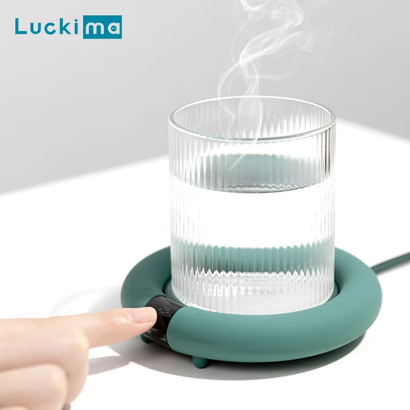 Coffee Tea Flask - ใหม่แก้วกาแฟอุ่นไฟฟ้าเครื่องทําความร้อน Coaster สําหรับ Home Office 3