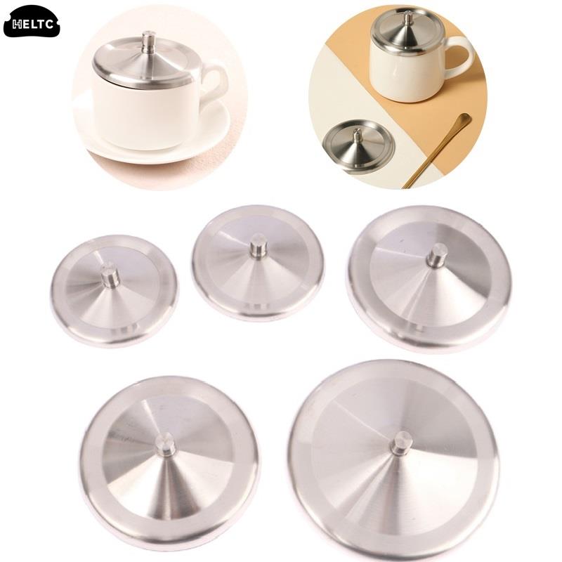 Coffee Tea Replacement - ที่ปิดฝาถ้วยแก้วสแตนเลสสำหรับใส่ชากาแฟโลหะแก้วเครื่องดื่มร้อนเปลี่ยนน้ำได้แก้วเซรามิกสำหรับเครื่องดื่ม