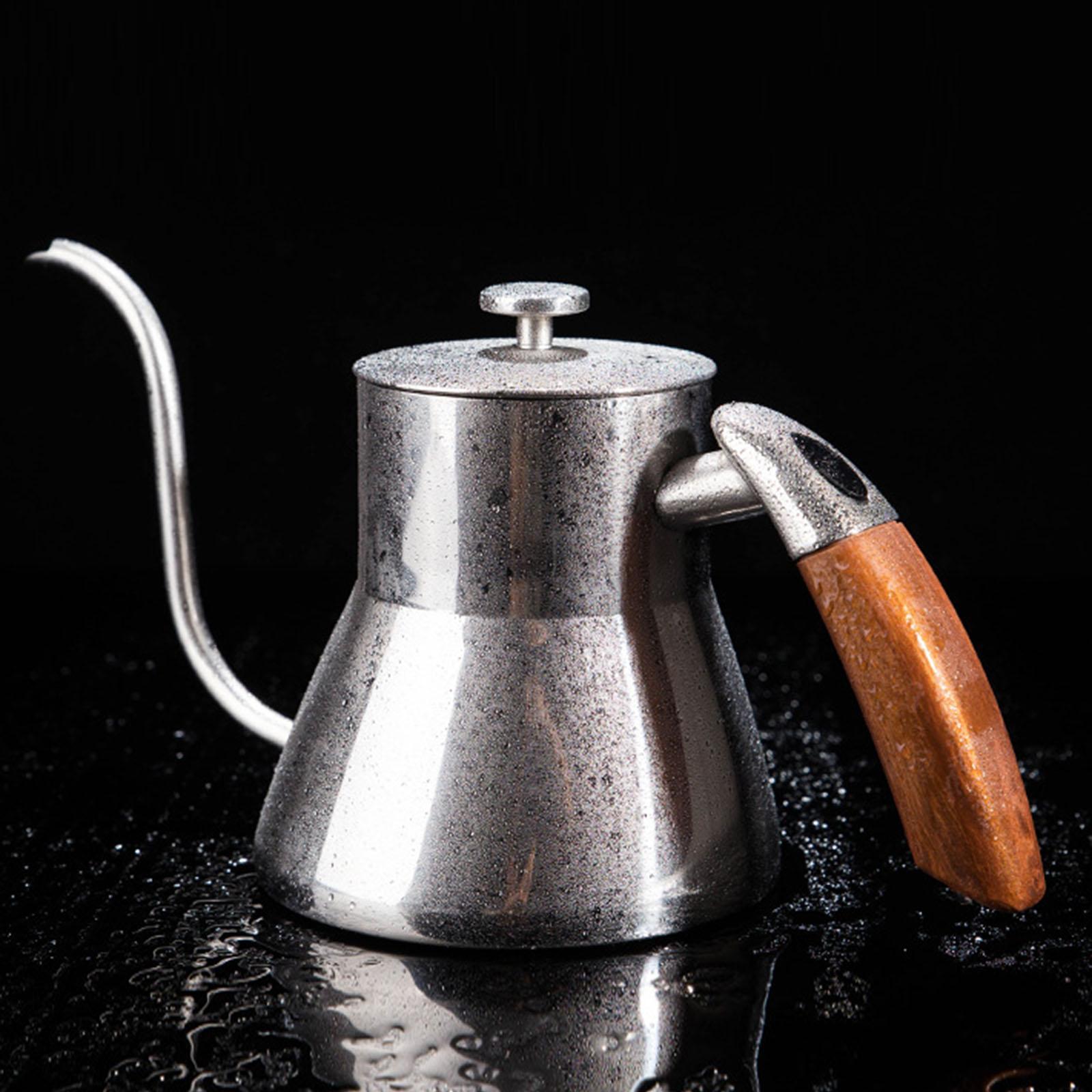 Tea And Coffee Kettle - เทกว่ากาต้มน้ําหม้อกาแฟตั้งแคมป์พร้อมที่จับ, กาน้ําชากาแฟหม้อชากาต้มน้ํากาแฟหยดสําหรับห้องครัวเครื่องชงกาแฟของขวัญ