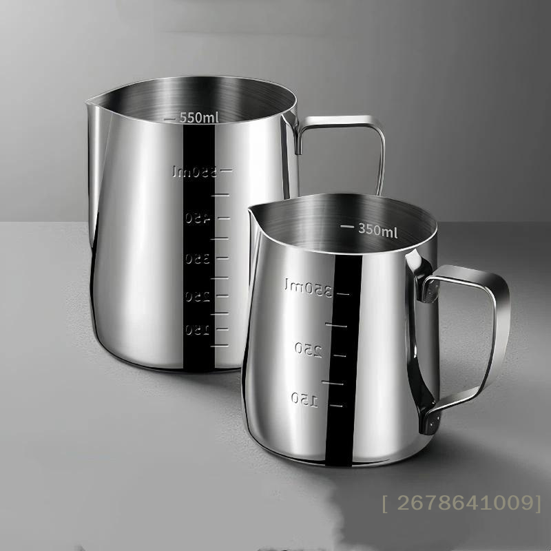 Coffee Tea Tumbler - ⚑ เหยือกสเตนเลสสตีลขนาด 350 มล./600 มล. สำหรับทำฟองนม