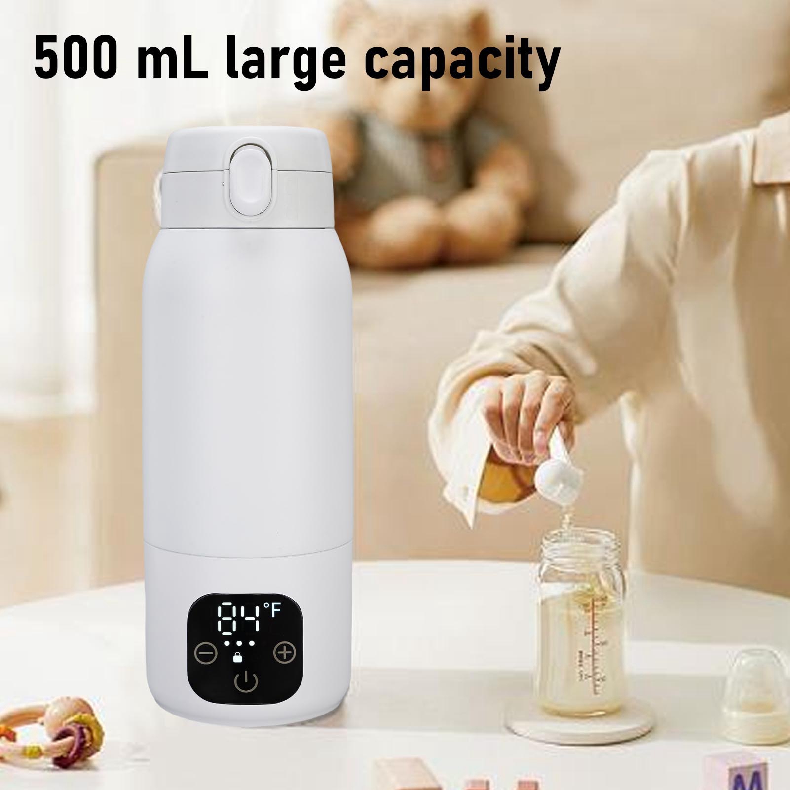 Tea And Coffee Kettle - กาต้มน้ำไฟฟ้าพกพาแบบชาร์จเร็ว USB PD ทำจากสแตนเลส 316 ไร้สาย