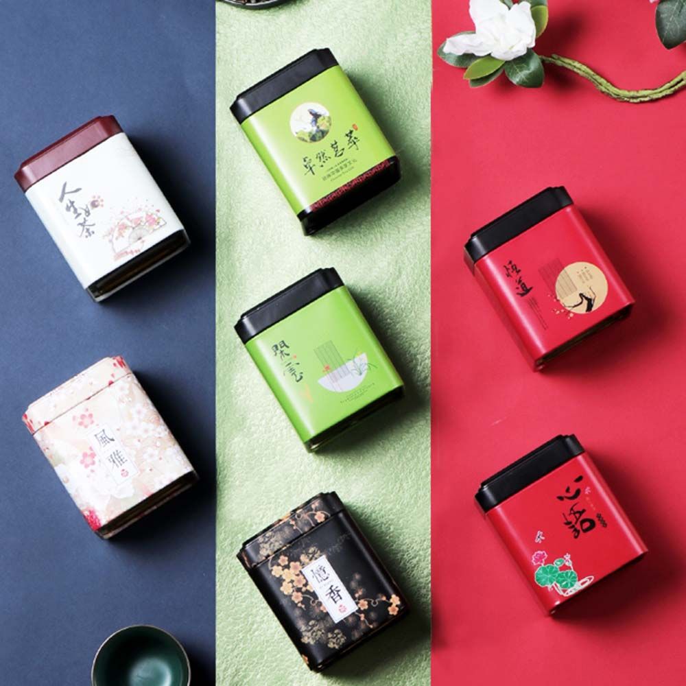 Coffee Tea Canister Set - กระปุกเก็บของในครัวขนาดเล็ก ปิดผนึกอย่างดี สำหรับเก็บน้ำตาล ของตกแต่ง ชา กาแฟ