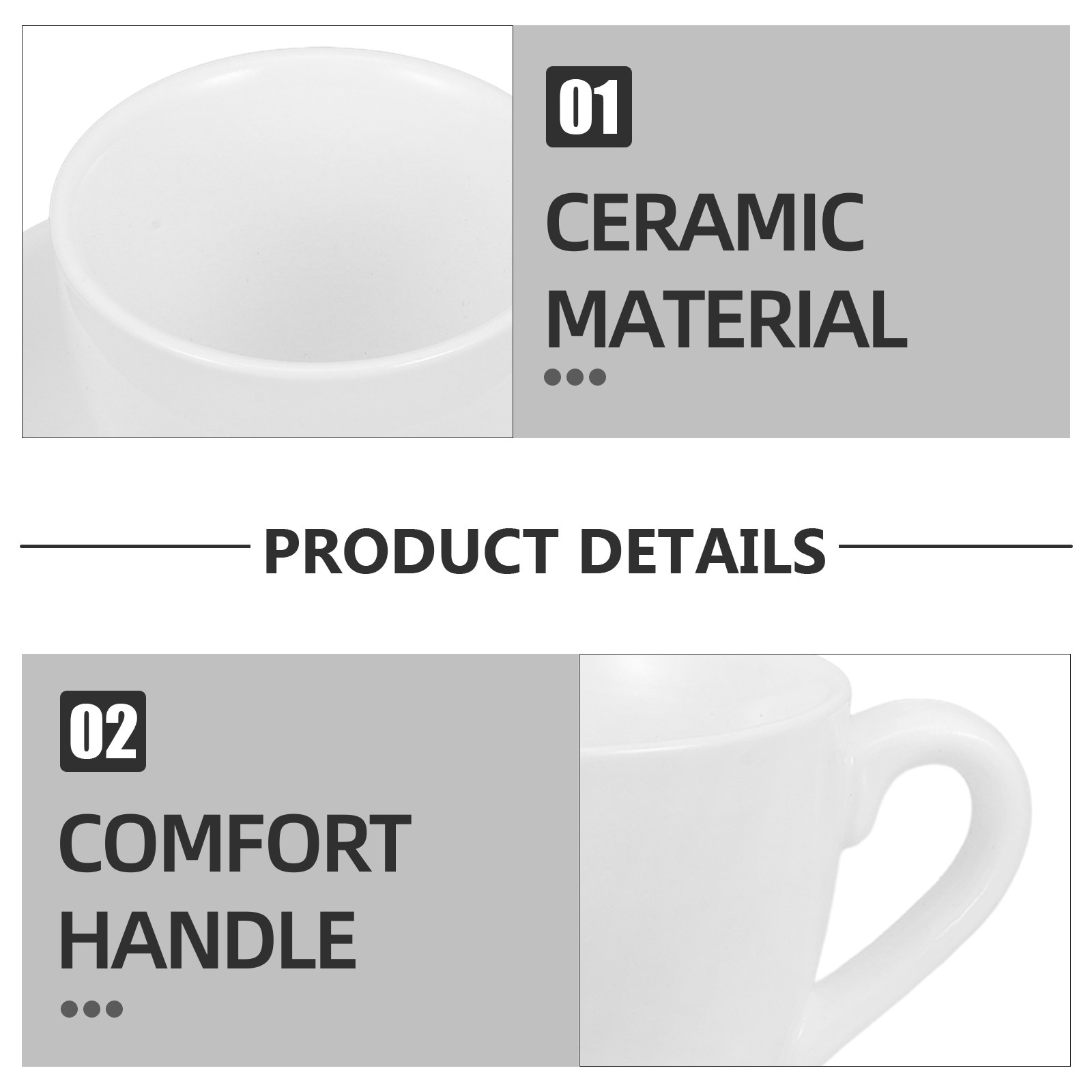 ชุดถ้วยชาเซรามิกพร้อมจานรอง 1  - Coffee Tea Set บทวิจารณ์และราคา
