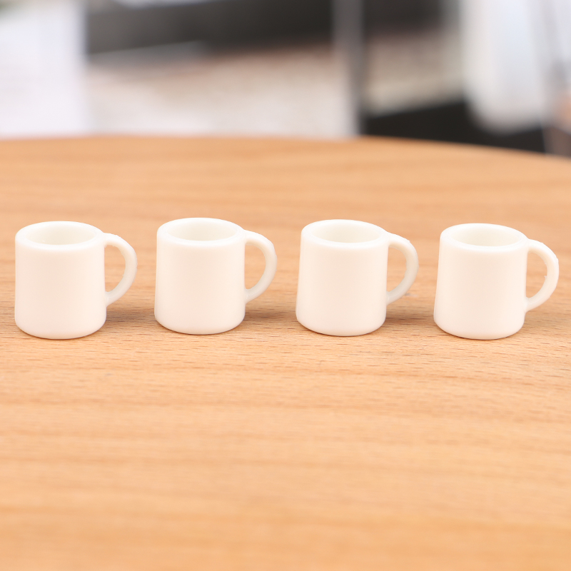 4 ชิ้น/เซ็ต 1:12 ตุ๊กตาจิ๋วถ้ว - Coffee Y Tea บทวิจารณ์และราคา