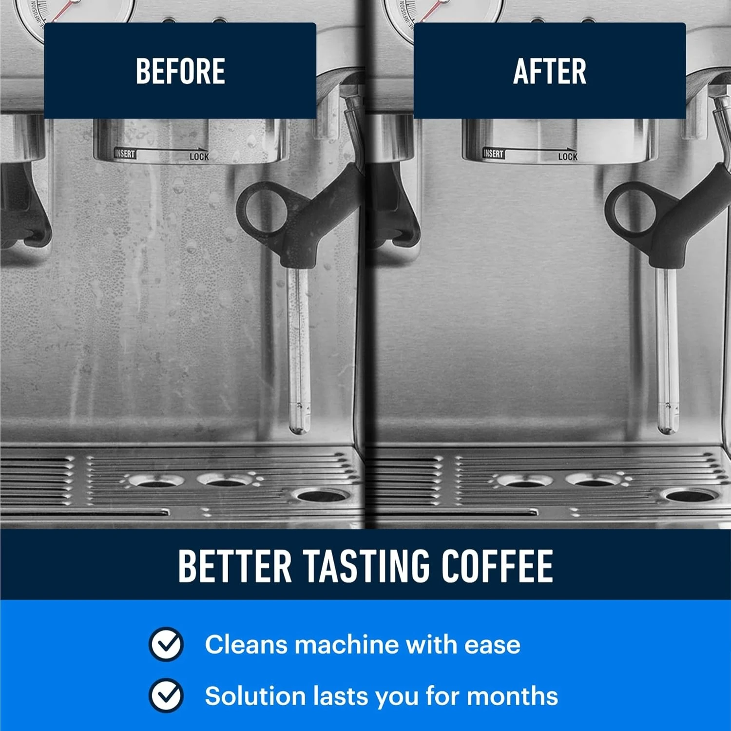50/10 ชิ้นเม็ดทำความสะอาดเครื่ - Breville Espresso Barista Express บทวิจารณ์และราคา