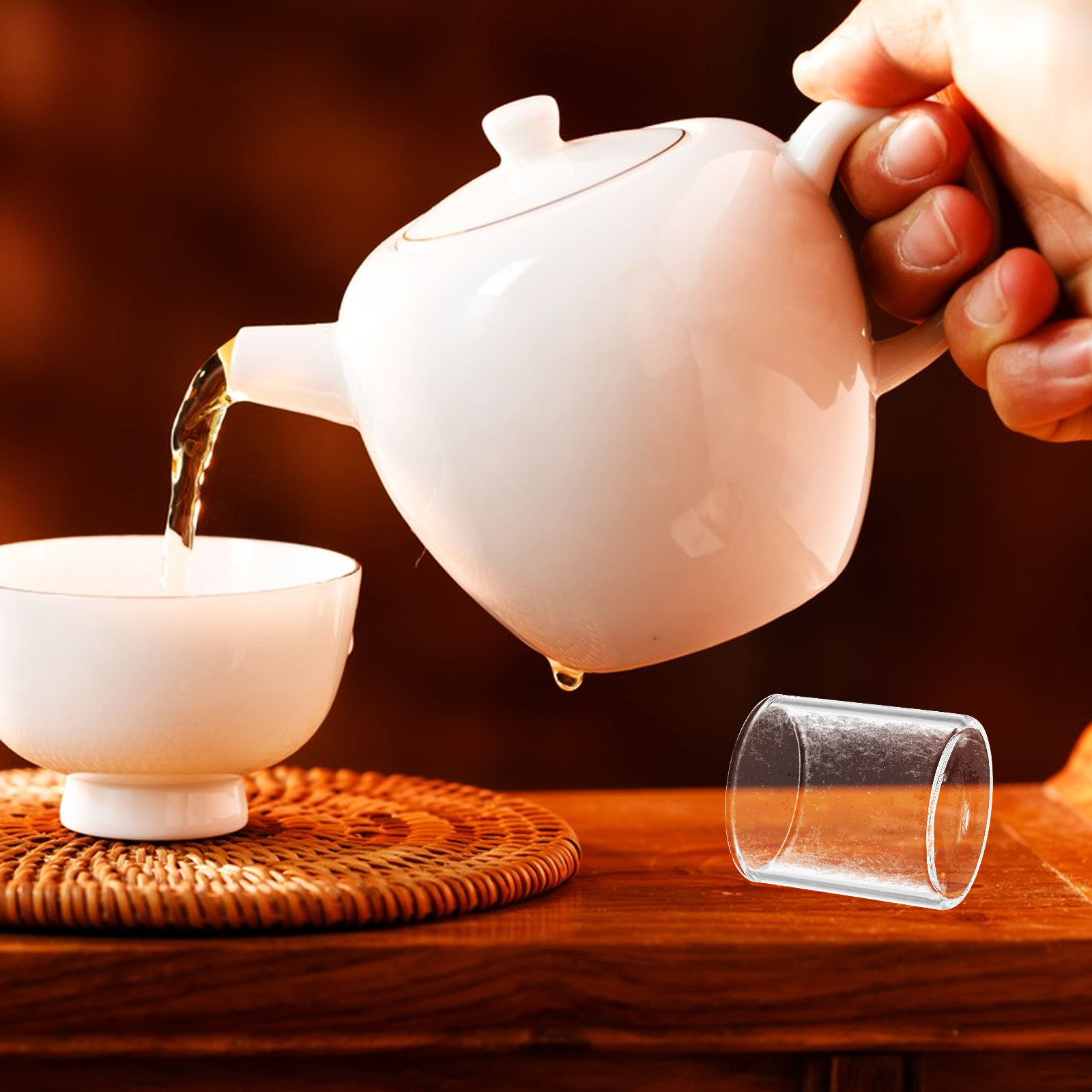 ฝาครอบกาน้ำชาแก้วบอโรซิลิเกต ท - Coffee Tea Decanter บทวิจารณ์และราคา