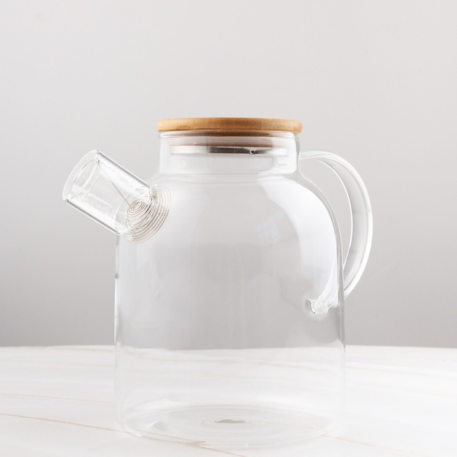 ฝาครอบกาน้ำชาแก้วบอโรซิลิเกต ท - Coffee Tea Decanter บทวิจารณ์และราคา