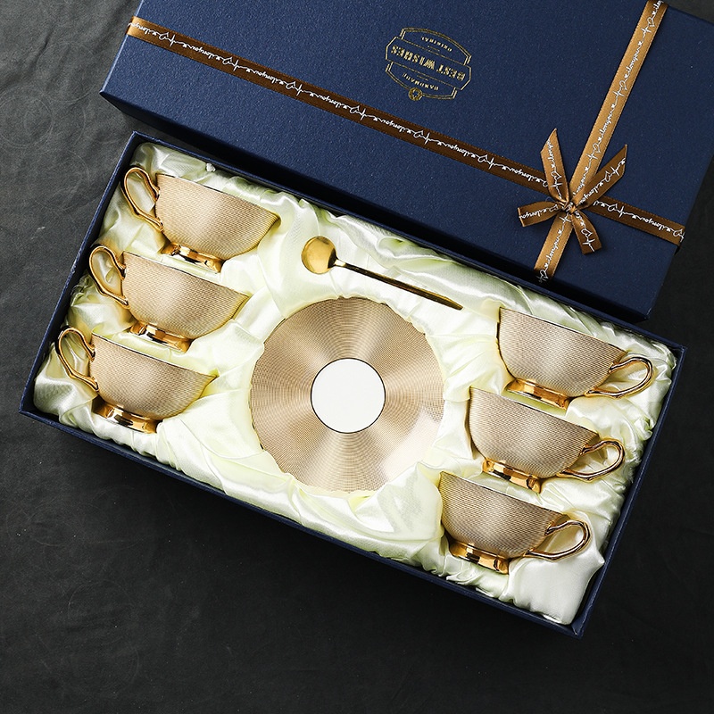 ชุดถ้วยกาแฟและจานรองสไตล์ยุโรป - Coffee Tea Set บทวิจารณ์และราคา