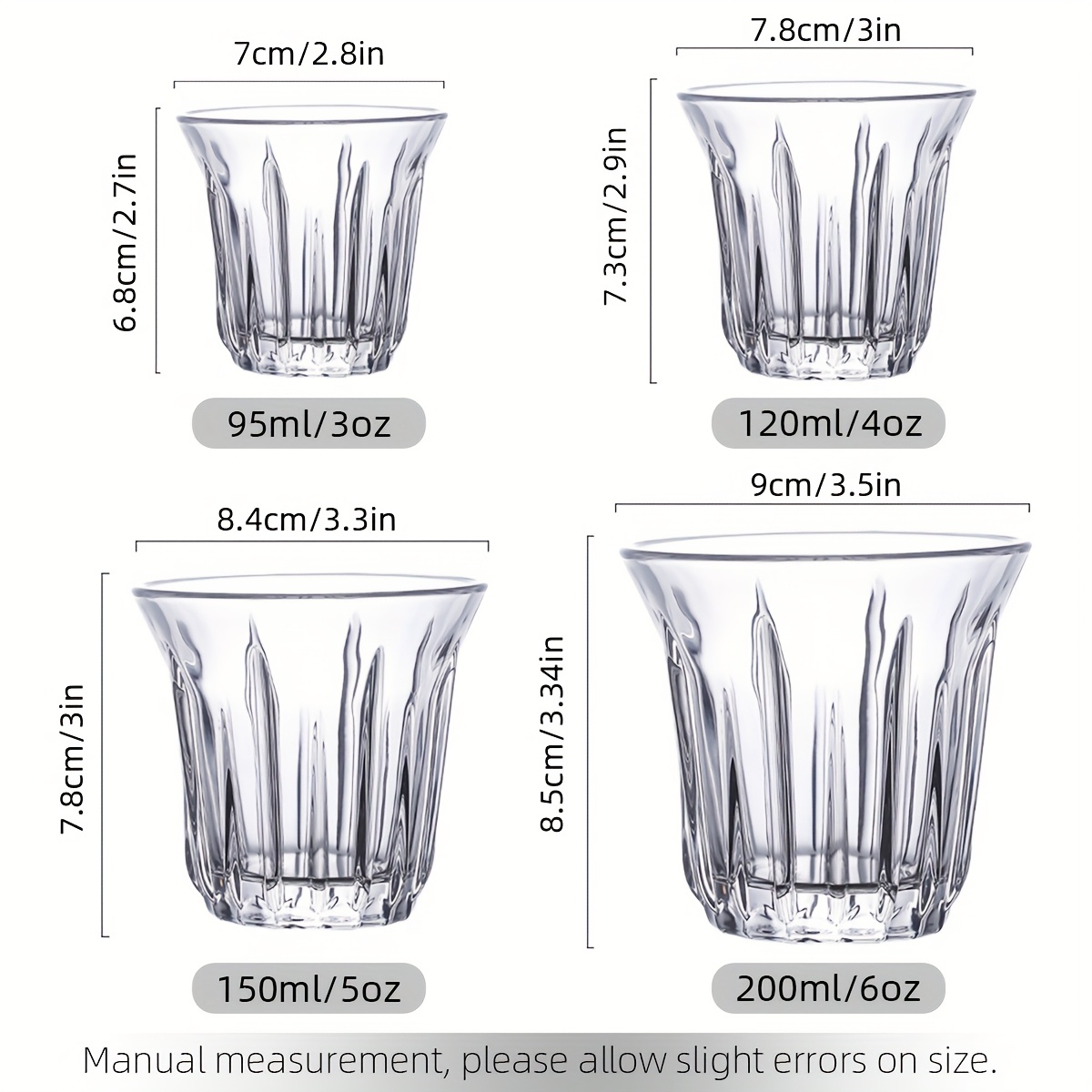 ถ้วยเอสเพรสโซ 2 แพ็ค, ถ้วยแก้ว - Coffee Tea Tumbler บทวิจารณ์และราคา