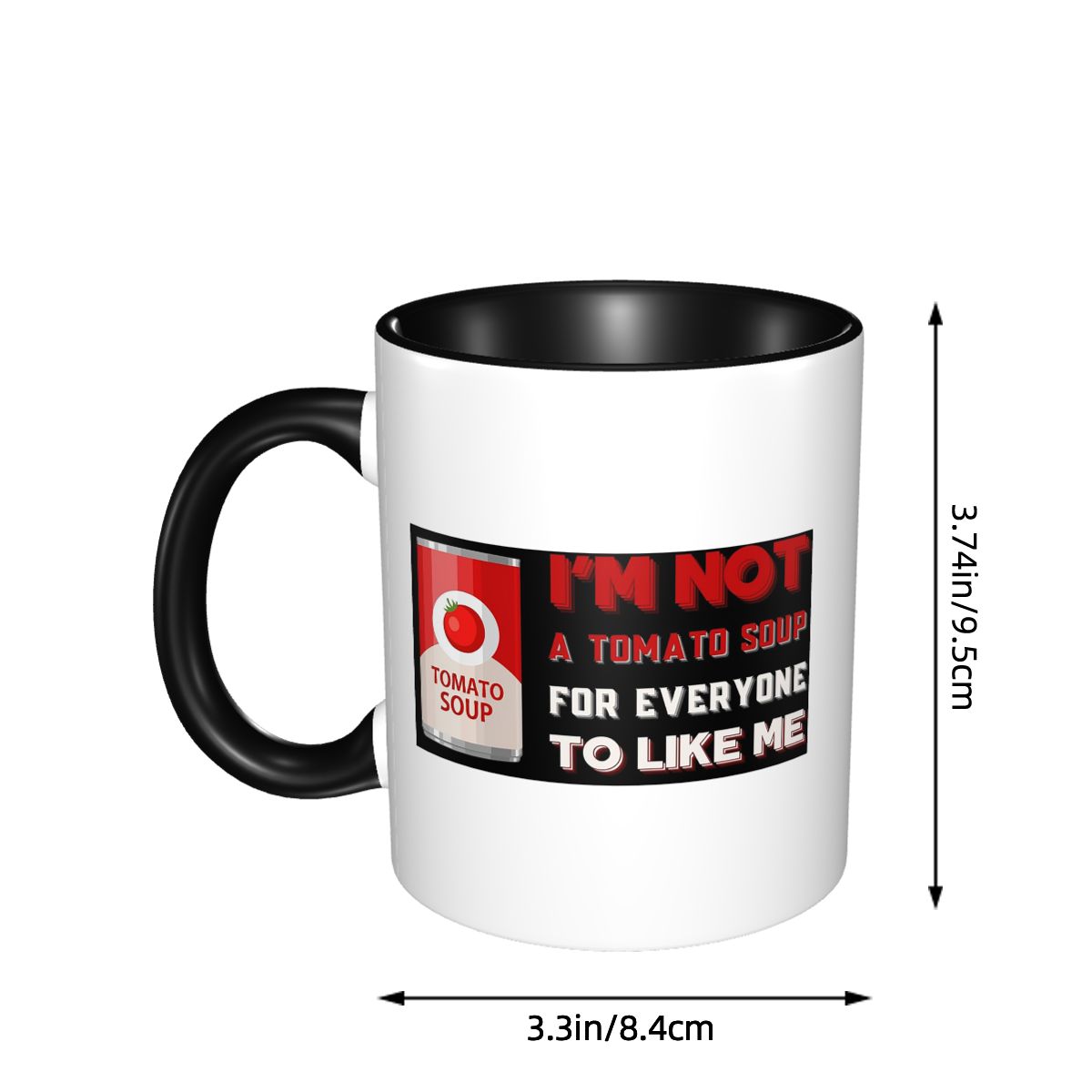 แก้วกาแฟเซรามิกตลกๆ ลายซุปมะเข - Coffee Tea Like บทวิจารณ์และราคา