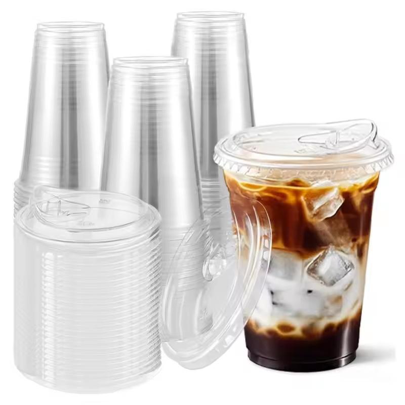 แก้วพลาสติก PET แบบใช้แล้วทิ้ง - Lemon Tea Coffee บทวิจารณ์และราคา