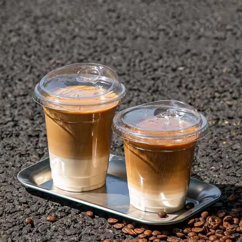 แก้วพลาสติก PET แบบใช้แล้วทิ้ง - Lemon Tea Coffee บทวิจารณ์และราคา