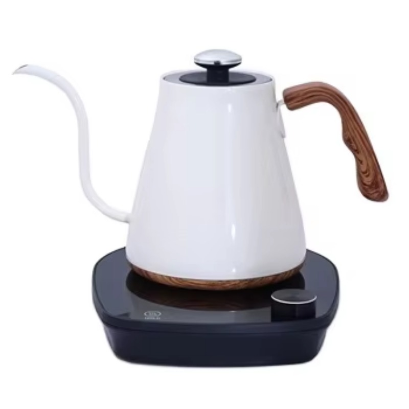กาต้มน้ำไฟฟ้าลายไม้แบบคอห่าน พ - Tea And Coffee Kettle บทวิจารณ์และราคา