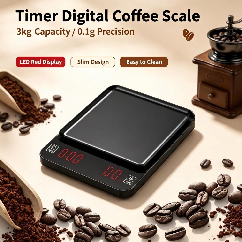 เครื่องชั่งกาแฟดิจิตอลความแม่น - Coffee & Tea Difabis บทวิจารณ์และราคา