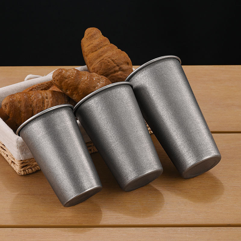 แก้วดื่มสแตนเลสสีเงินสไตล์เรโท - Coffee Tea Tumbler บทวิจารณ์และราคา