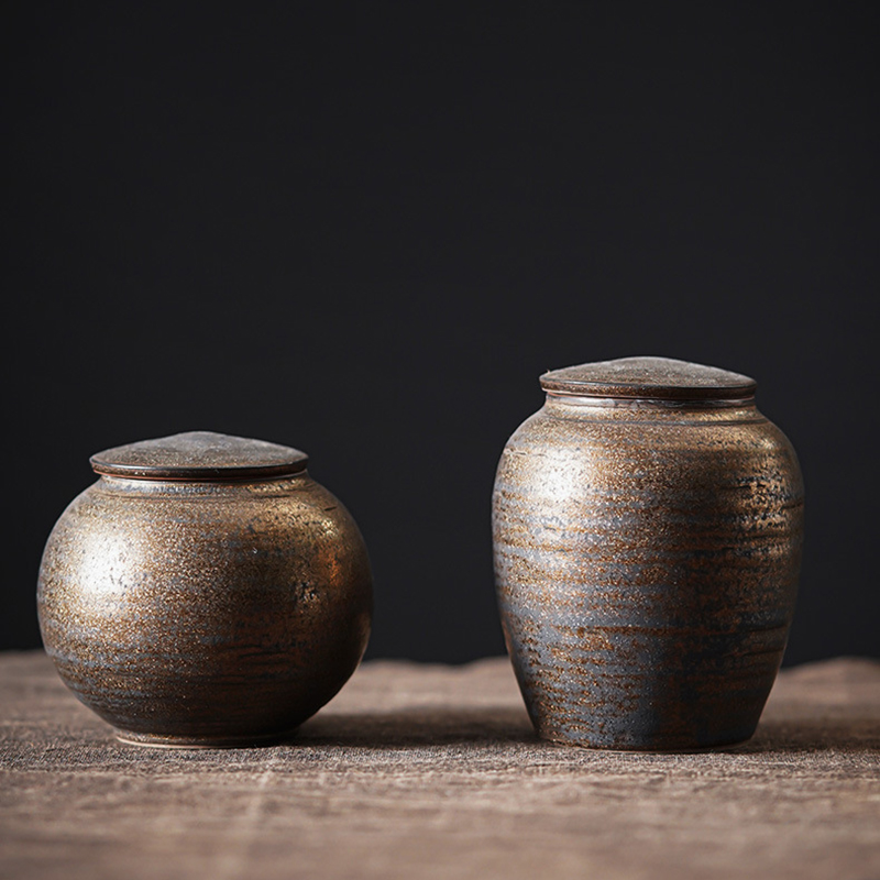 กระปุกเซรามิกใส่ชาสไตล์ยุโรปกล - Coffee Tea Canister Set บทวิจารณ์และราคา