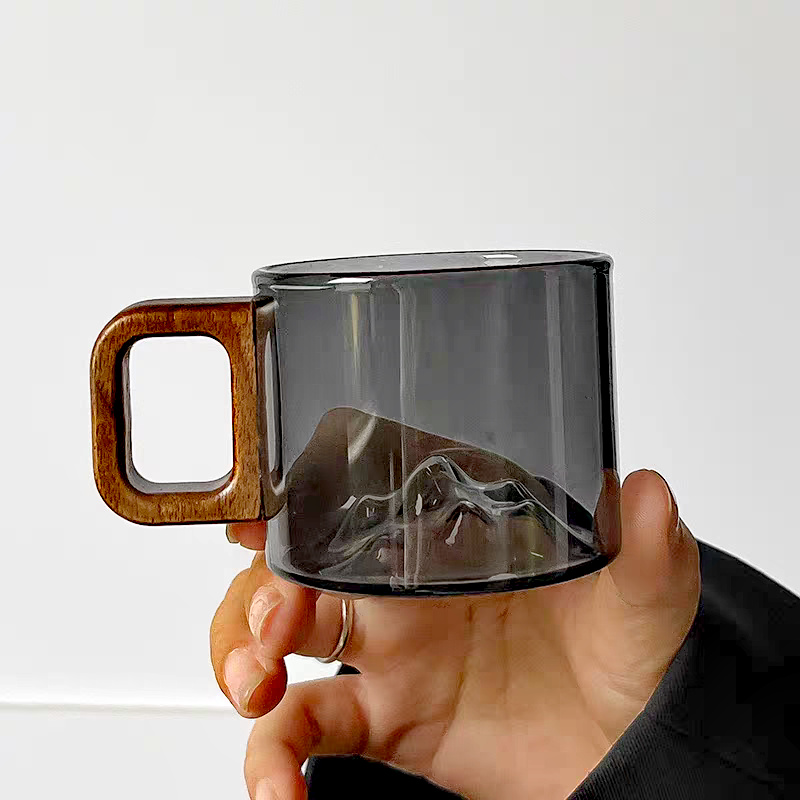 แก้วแก้วกาแฟหูจับทำจากไม้วอลนั - Coffee Tea Flask บทวิจารณ์และราคา