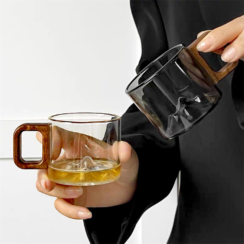 แก้วแก้วกาแฟหูจับทำจากไม้วอลนั - Coffee Tea Flask บทวิจารณ์และราคา