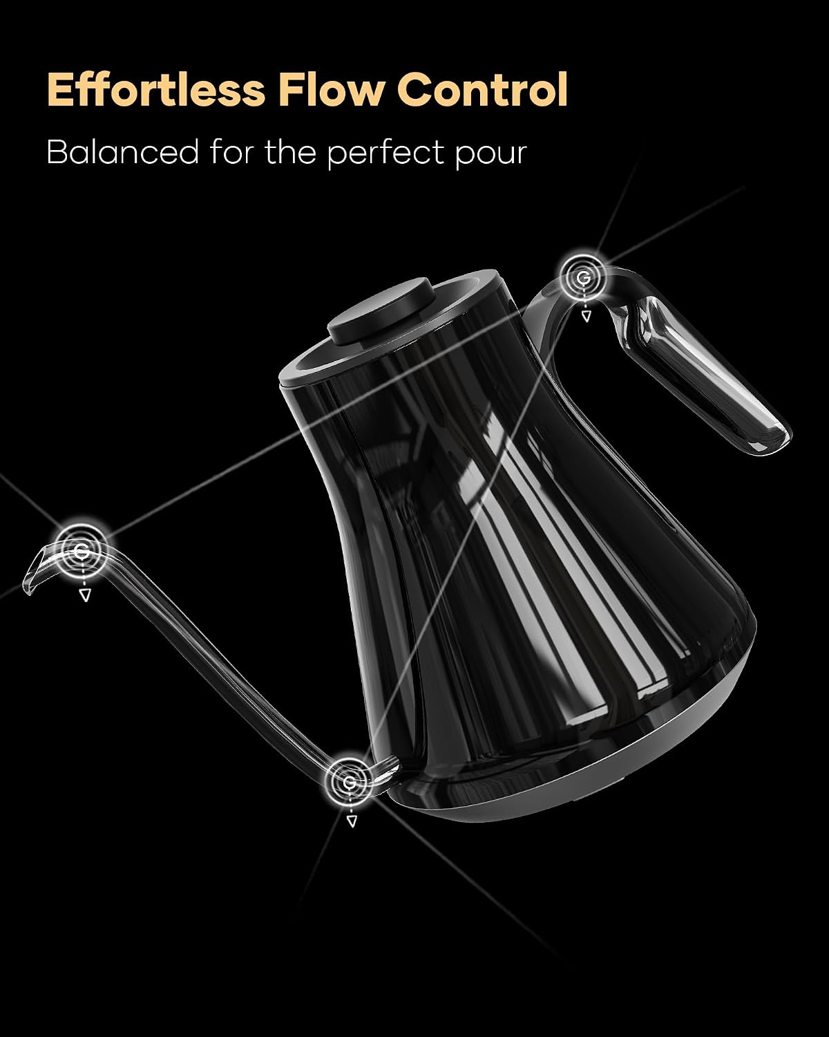 กาต้มน้ำไฟฟ้าแบบคอห่าน, ±1 ° ค - Tea And Coffee Kettle บทวิจารณ์และราคา