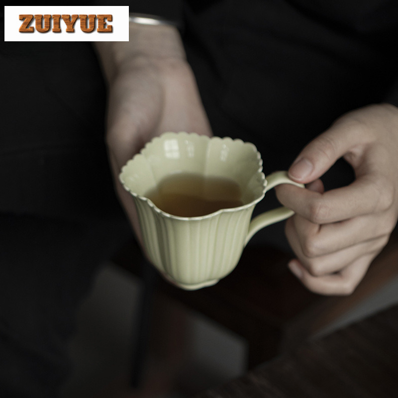 น่ารักสร้างสรรค์ถ้วยน้ำชาทำมือ - Coffee Tea Green บทวิจารณ์และราคา