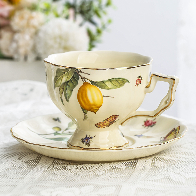 ชุดน้ำชาสไตล์ชนบทยุโรป, กาน้ำช - Lemon Tea Coffee บทวิจารณ์และราคา