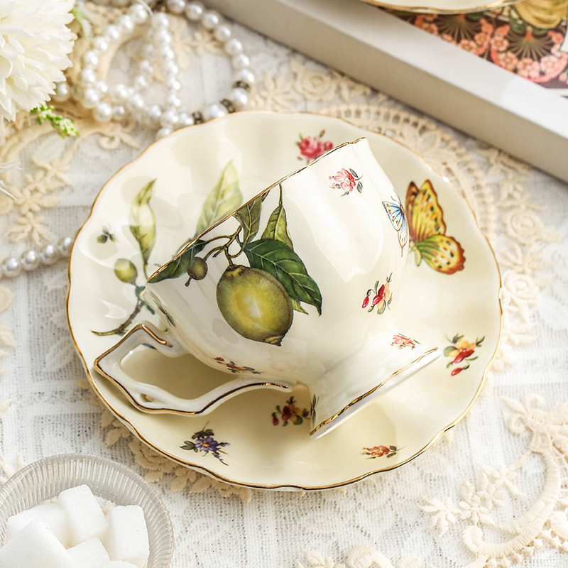 ชุดน้ำชาสไตล์ชนบทยุโรป, กาน้ำช - Lemon Tea Coffee บทวิจารณ์และราคา