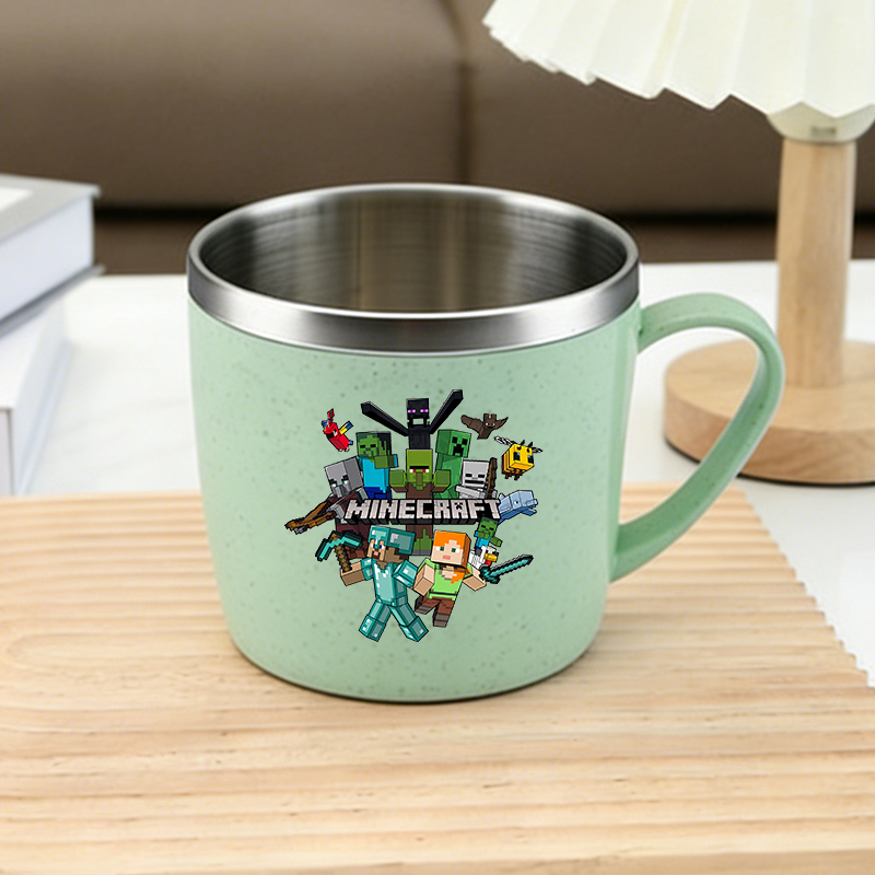 แก้วน้ำสแตนเลสลายมайнคราฟท์ แก - Coffee Y Tea บทวิจารณ์และราคา