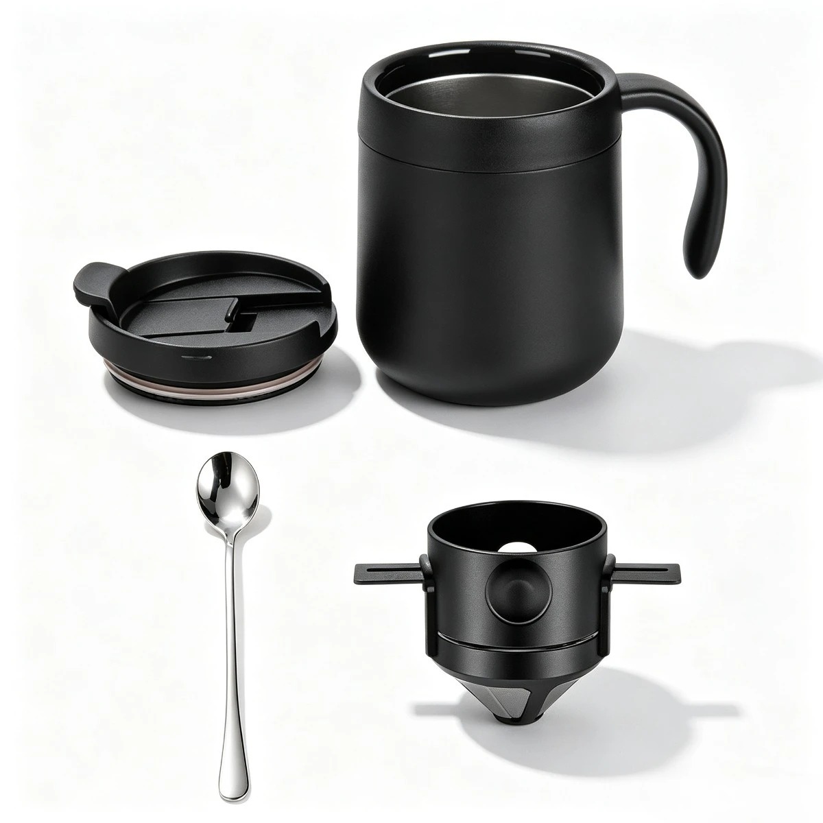 แก้วกาแฟสแตนเลสขนาด 350/550 มล - Coffee Tea Tumbler บทวิจารณ์และราคา