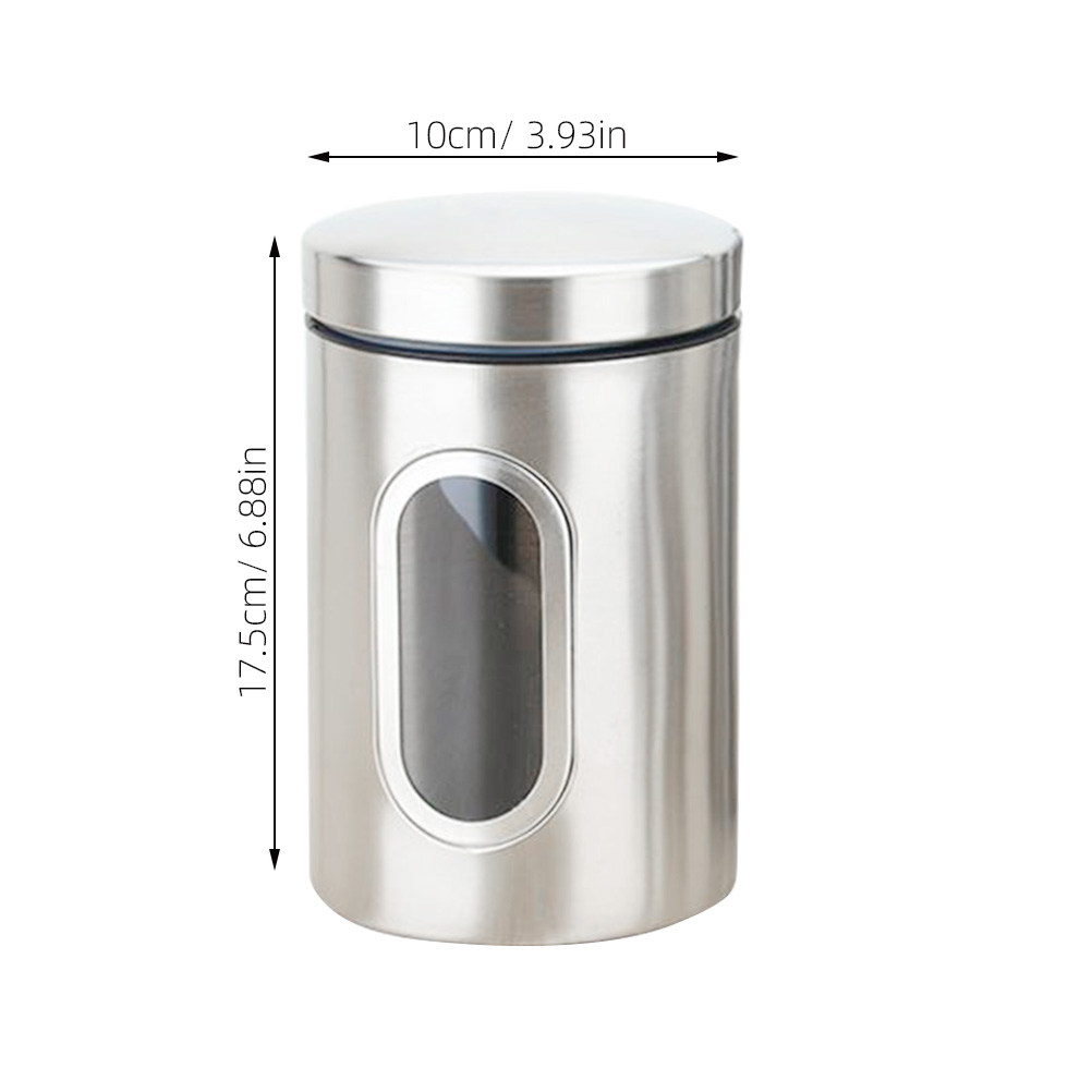 ชุดกระปุกเก็บอาหารสแตนเลสปิดผน - Coffee Tea Canister Set บทวิจารณ์และราคา