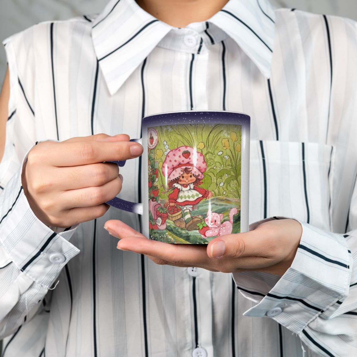 แก้วกาแฟเซรามิคลายสตรอว์เบอร์ร - Coffee Tea Like บทวิจารณ์และราคา