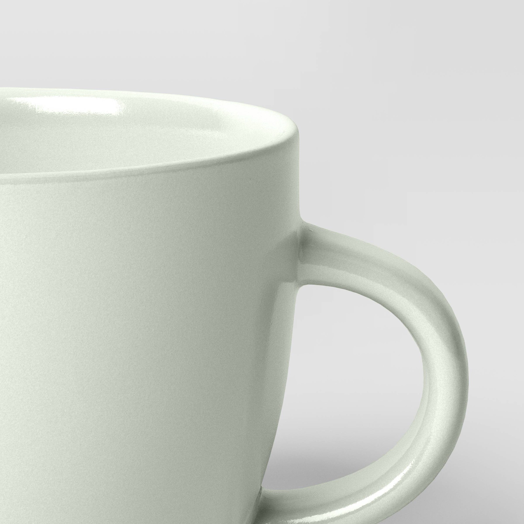 แก้วมัคเซรามิกสีเขียวอ่อนขนาด  - Coffee Tea Green บทวิจารณ์และราคา