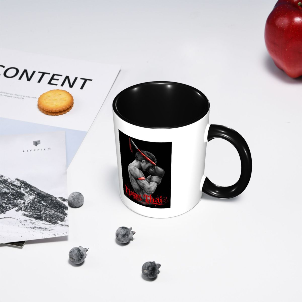 แก้วนักมวยไทยตลกๆ แก้วเซรามิก  - Coffee Tea Thai บทวิจารณ์และราคา