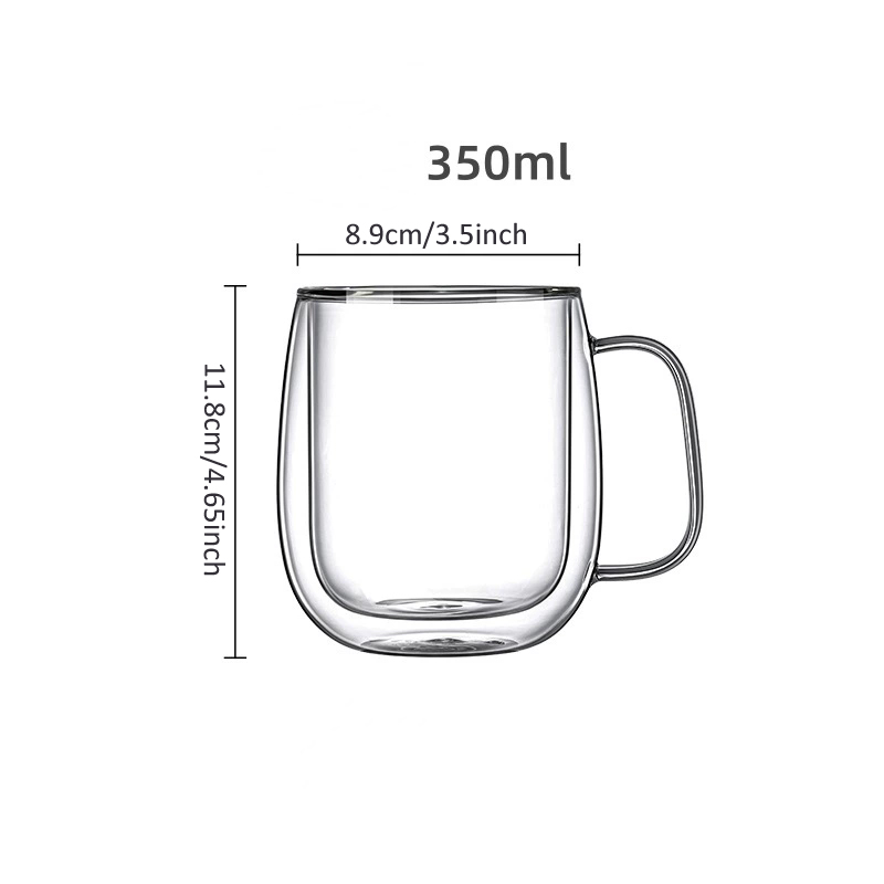 แก้วน้ำสองชั้นขนาด 350 มล. พร้ - Lemon Tea Coffee บทวิจารณ์และราคา