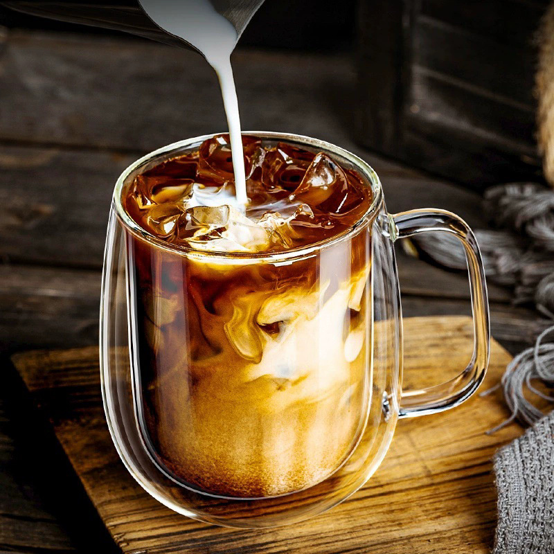แก้วน้ำสองชั้นขนาด 350 มล. พร้ - Lemon Tea Coffee บทวิจารณ์และราคา