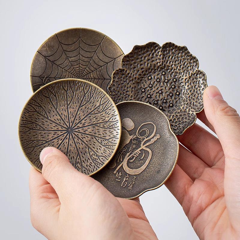 แผ่นรองแก้วโลหะผสม แผ่นรองกันค - Coffee Tea Holders บทวิจารณ์และราคา