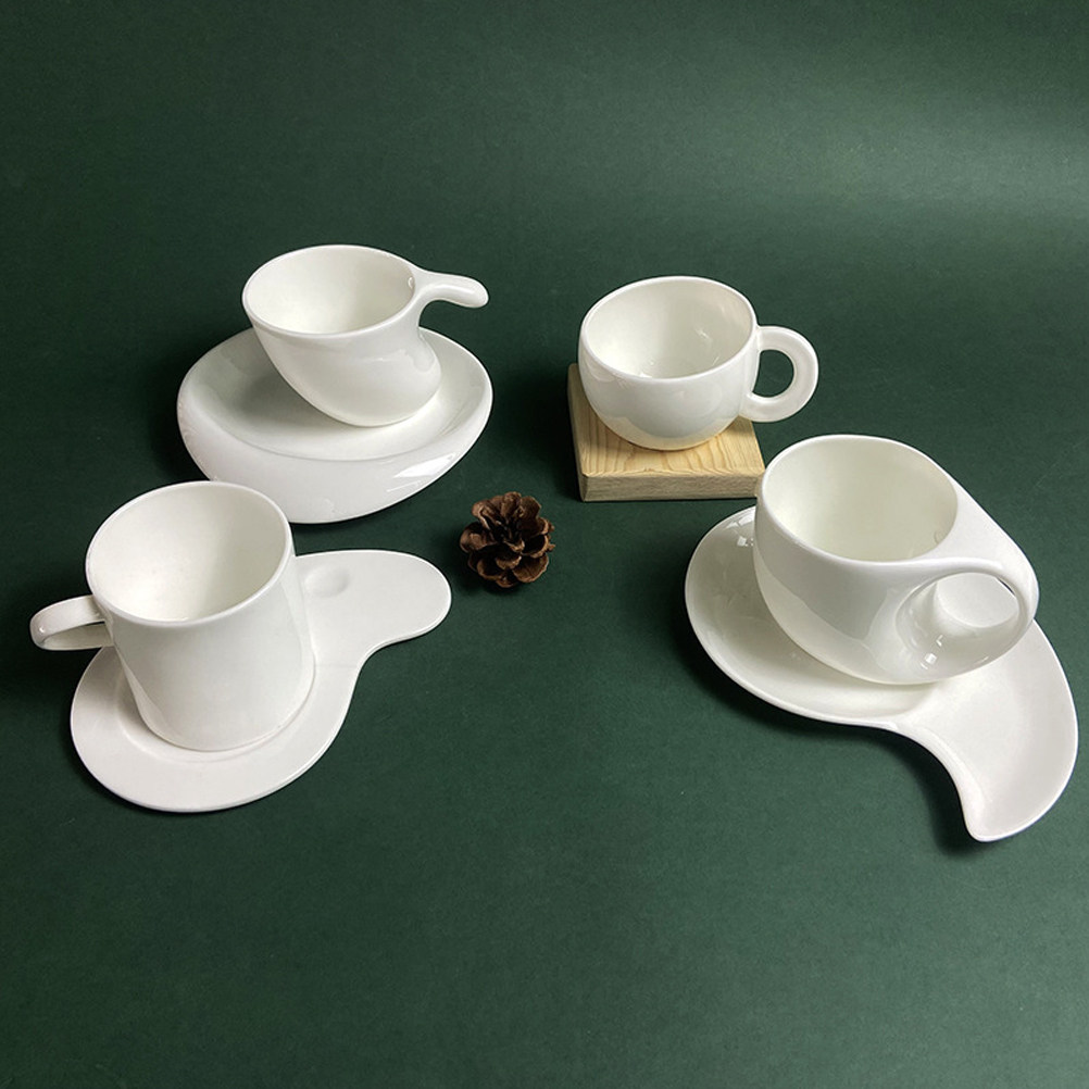 ชุดถ้วยกาแฟเซรามิกพร้อมจานรอง  - Coffee Tea Set บทวิจารณ์และราคา