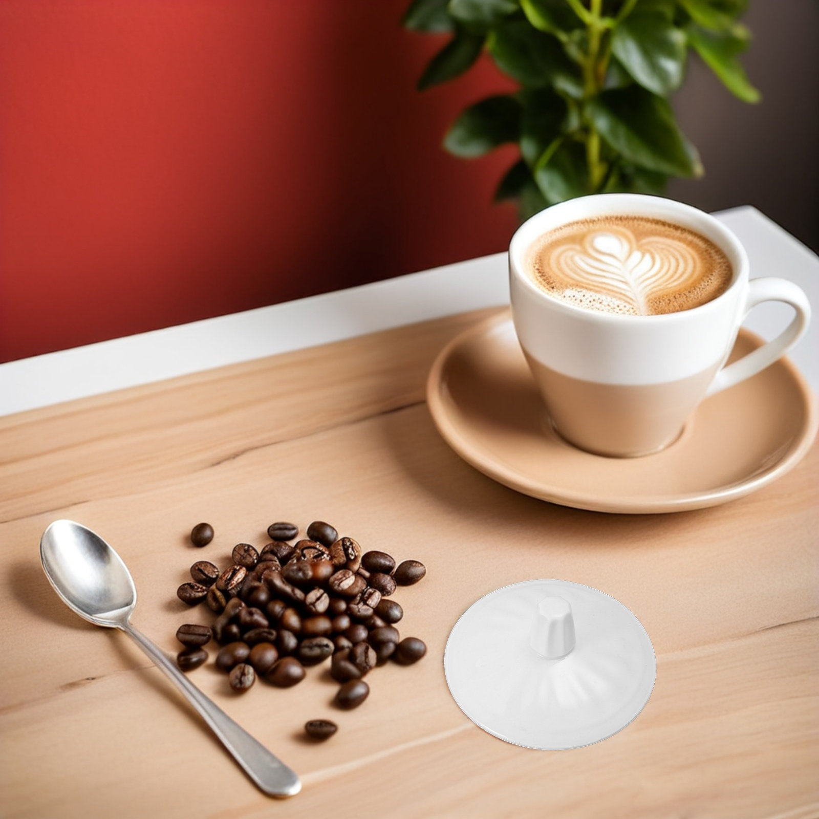 2 ชิ้น ฝาปิดแก้วพอร์ซเลน ฝาครอ - Coffee Tea Replacement บทวิจารณ์และราคา