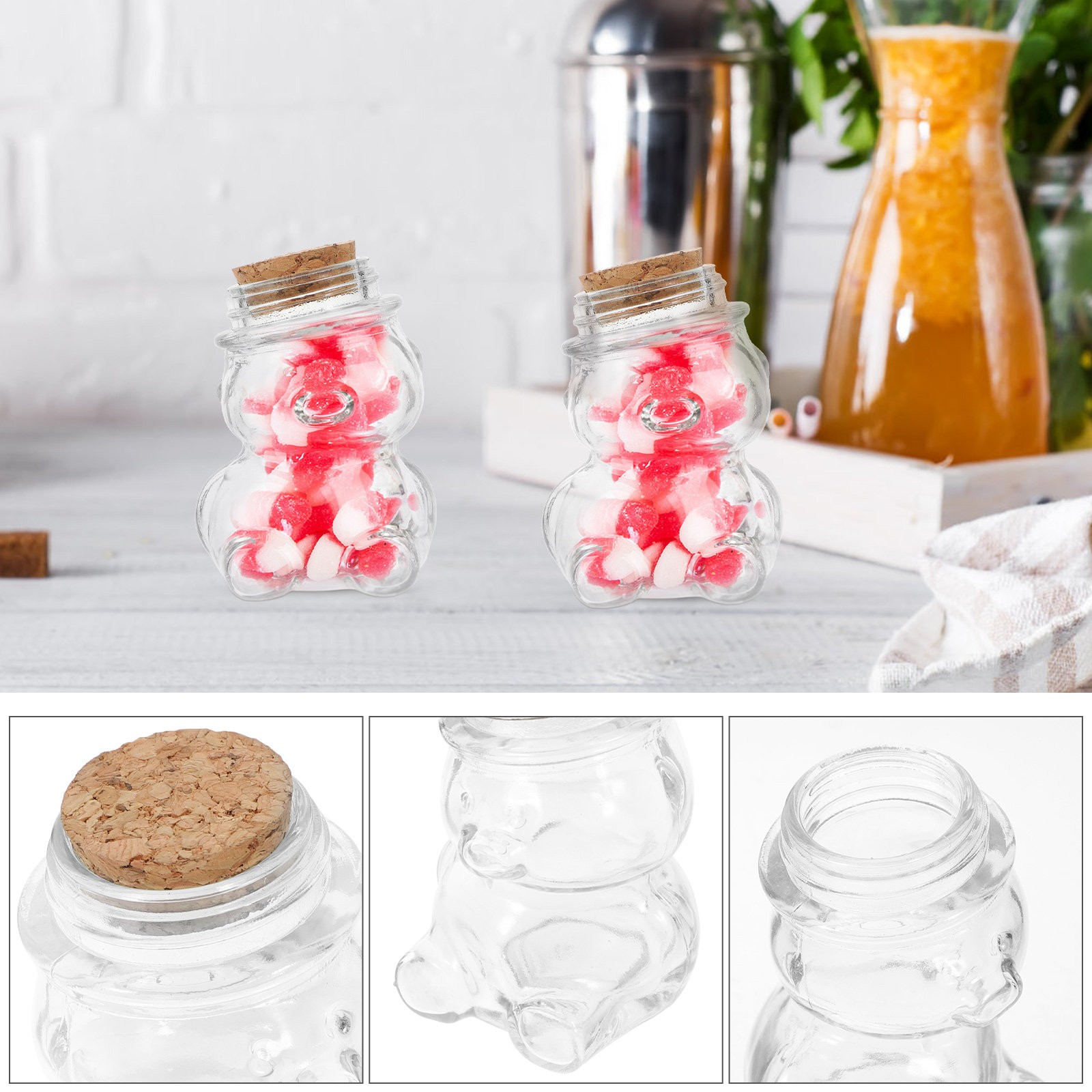 ชุดโหลแก้วใส 4 ชิ้น สำหรับเก็บ - Coffee Tea Set บทวิจารณ์และราคา