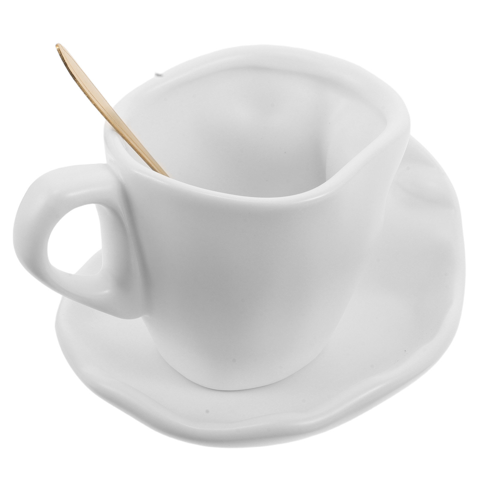 ชุดแก้วกาแฟเซรามิกพร้อมจานรอง  - Coffee Tea Set บทวิจารณ์และราคา