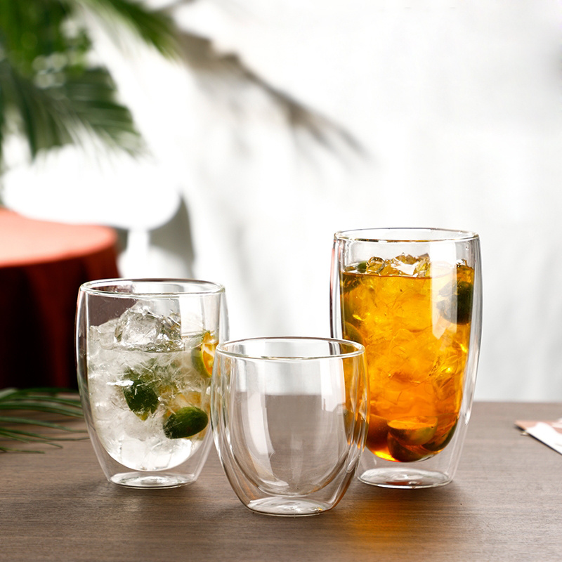 Double Wall Glass แก้วที่มีฝาป - Lemon Tea Coffee บทวิจารณ์และราคา