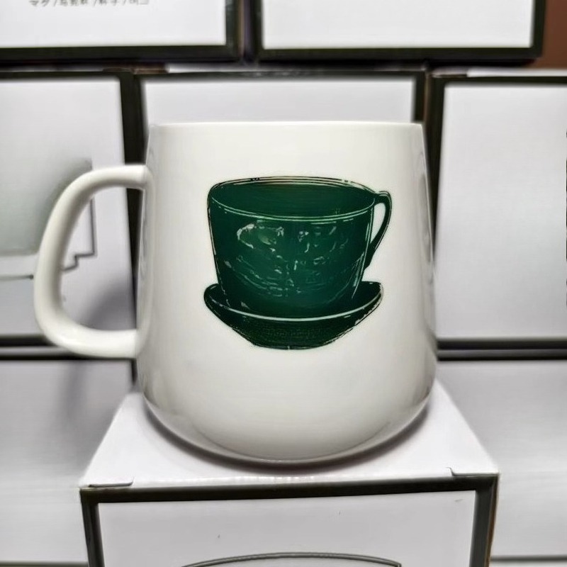 ชุดกาแฟเซรามิกสไตล์วินเทจยุคกล - Coffee Tea Green บทวิจารณ์และราคา