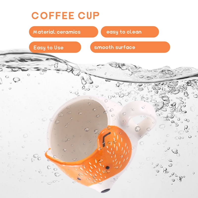 ถ้วยกาแฟเซรามิกรูปการ์ตูนลายสั - Coffee & Tea Difabis บทวิจารณ์และราคา