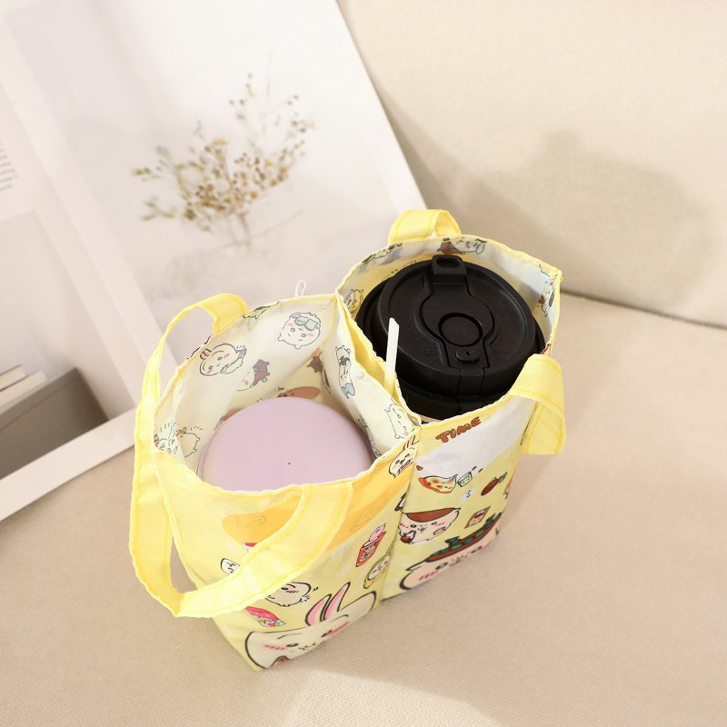 กระเป๋าใส่แก้วน้ำพับได้ลายชิคค - Coffee Y Tea บทวิจารณ์และราคา