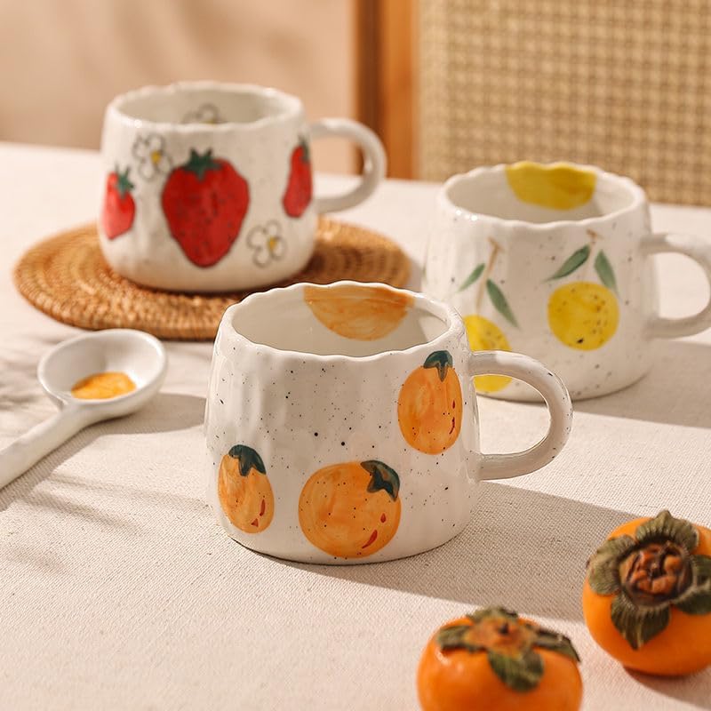 แก้วกาแฟ 12 ออนซ์ ลายผลไม้เพ้น - Lemon Tea Coffee บทวิจารณ์และราคา