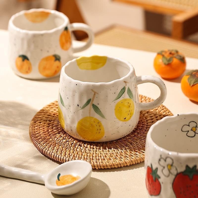 แก้วกาแฟ 12 ออนซ์ ลายผลไม้เพ้น - Lemon Tea Coffee บทวิจารณ์และราคา